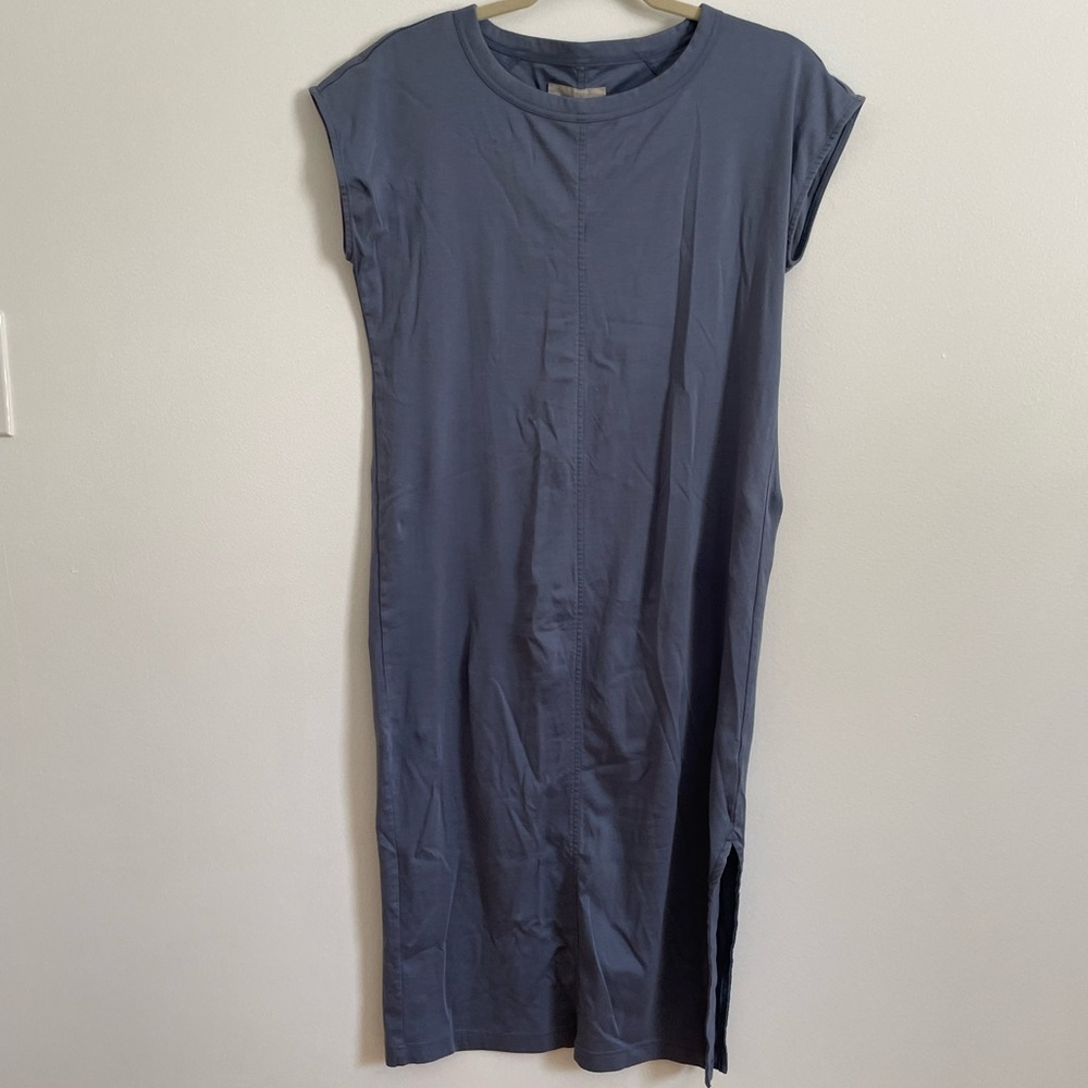 Blue Everlane dress